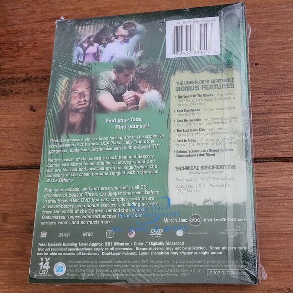 Lost: Season 3 The Complete Third Season DVD Set NEW - Picture 2 of 3